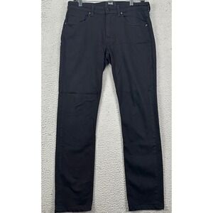 PAIGE Lennox Mens 30 Jeans Skinny Black Performance 5-Pocket Stretch Authentic